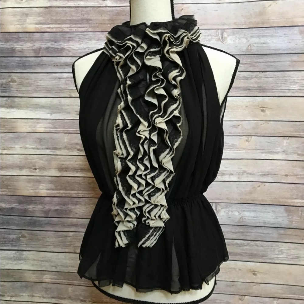 Stunning Neiman Marcus (Robert Rodriguez) Blouse, Sz XL